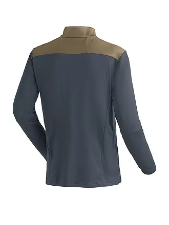 MAIER SPORTS | Zipshirt intimo da uomo Felian | hellbraun